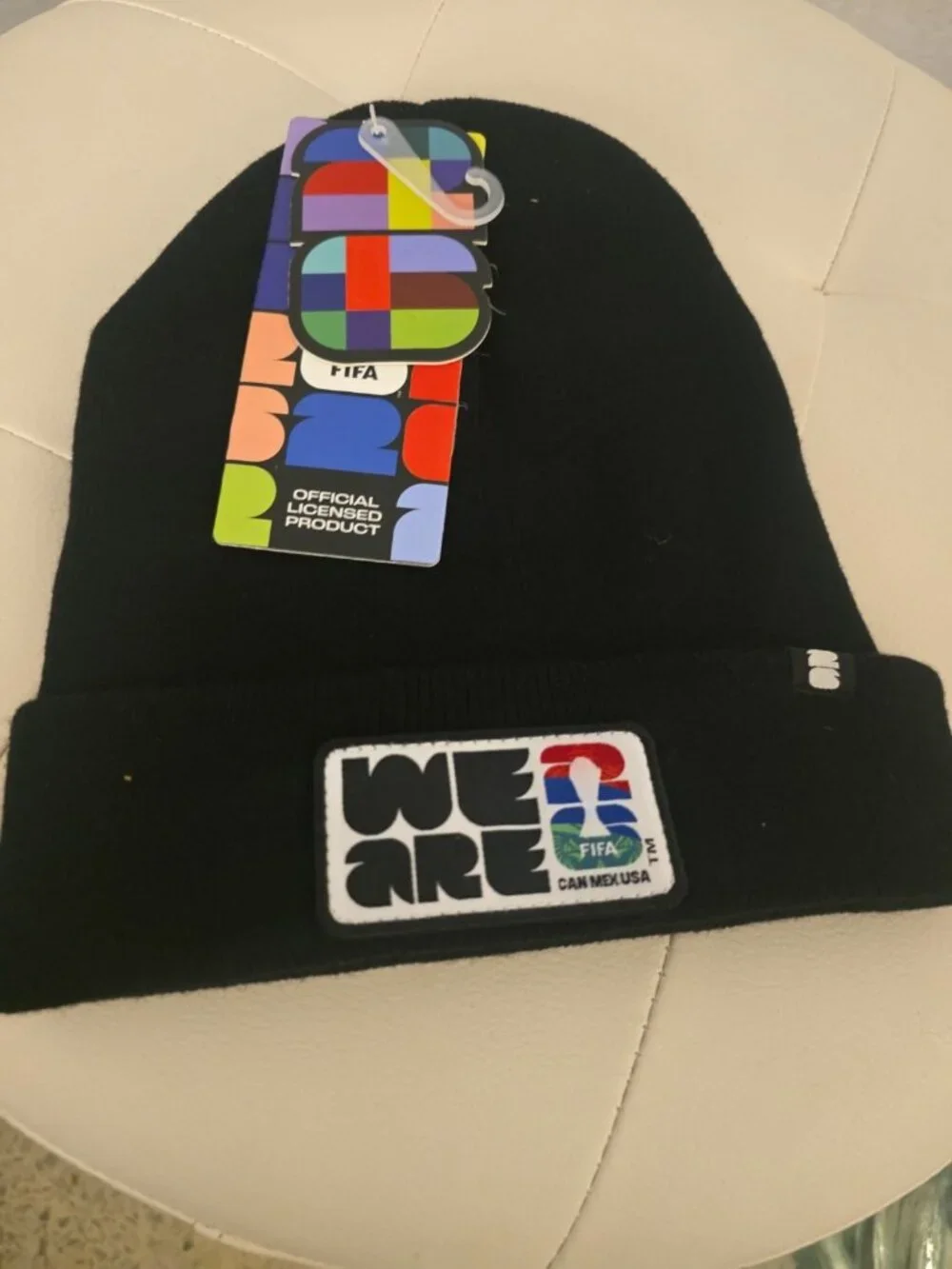 FIFA World Cup 2026 Beanie Ski Skull Cap Hat USA Canada Mexico Soccer Licensed - Picture 5 of 8